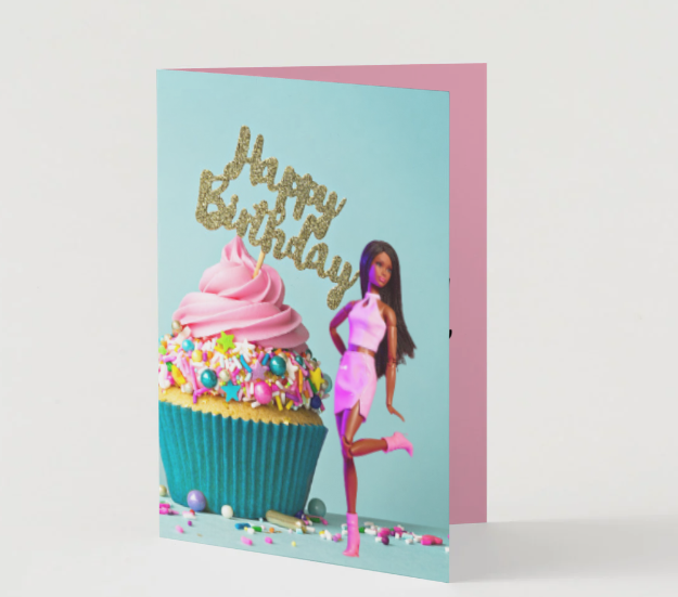 Barbie Printable Birthday Card | Foldable | Instant Download | Digital